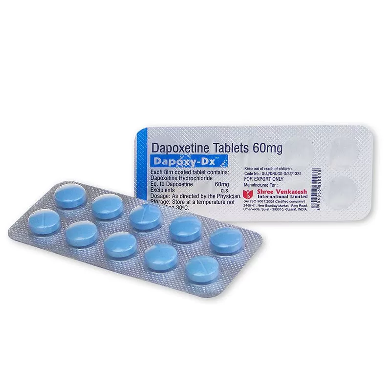 Dapoxetine – Dapoxy 60mg